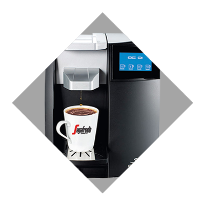 The OC system single serve coffee machine