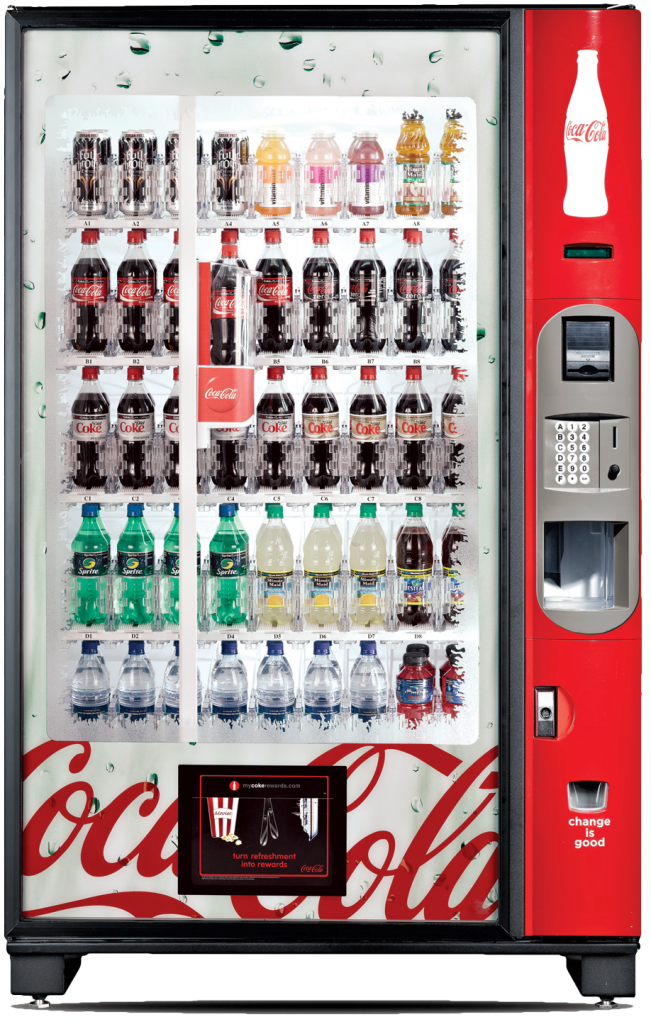 Beverage vending machines in Greenville, Spartanburg, and Anderson, South Carolina